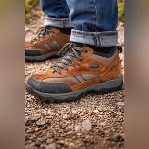 Red Wing 8668 Hiking Shoes Men’s 9.5 Brown Leather Trail Outdoor Made in USA